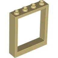 Tan Door, Frame 1 x 4 x 4 Lift