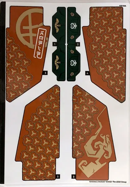 Sticker Sheet for Set 71794 - (10103441/6435257)
