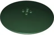Dark Green Dish 10 x 10 Inverted (Radar) - Solid Studs