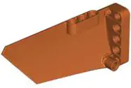 Dark Orange Technic, Panel Fairing #18 Large Smooth, Side B