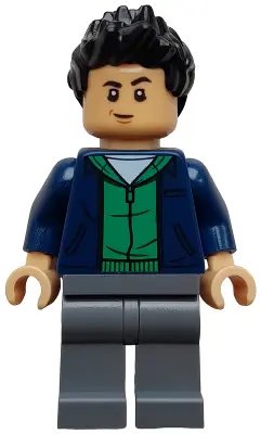 Kenji Kon - Dark Blue Jacket over Green Hoodie