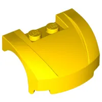 Yellow Vehicle, Mudguard 3 x 4 x 1 2/3 Curved Front