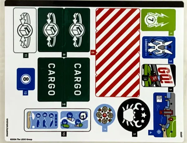 Sticker Sheet for Set 60422 - (10107609/6480903)
