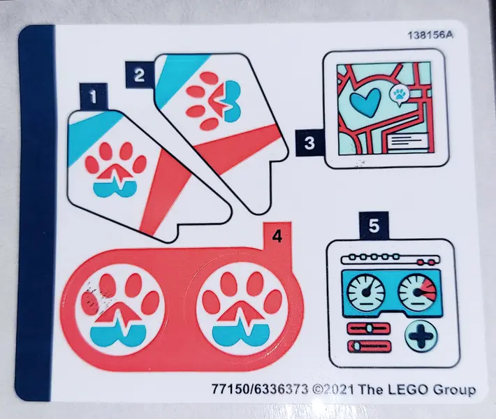 Sticker Sheet for Set 41692 - (77150/6336373)