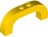 Yellow Arch 1 x 6 x 2 Curved Top