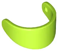 Lime Minifigure, Visor Standard