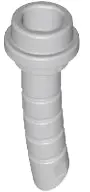 Light Bluish Gray Minifigure, Weapon Lightsaber Hilt Short with Ridges