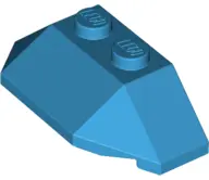 Dark Azure Wedge 2 x 4 Triple