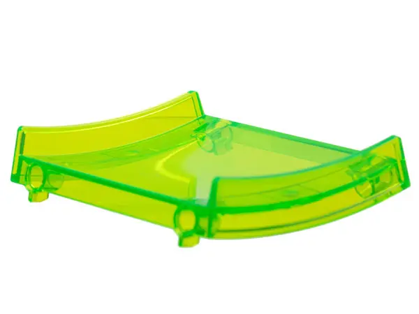 Trans-Bright Green Sports Stuntz Loop Ramp Section