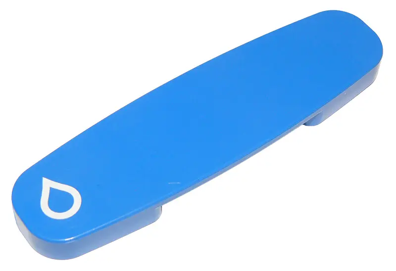 Blue Duplo, Train Action Brick with White Drop Pattern