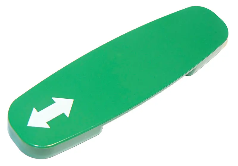 Green Duplo, Train Action Brick with White Arrow Double Pattern