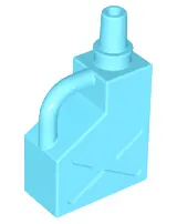 Medium Azure Duplo Utensil Gas Container 1 x 2 x 2