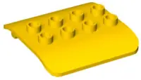 Yellow Duplo, Train Cabin Roof 4 x 4