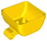 Yellow Duplo, Train Tipper Box 4 x 4 x 2