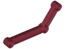 Dark Red Technic, Link 1 x 9 Bent (6 - 4)