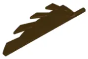 Dark Brown Wing 9L with Stylized Feathers