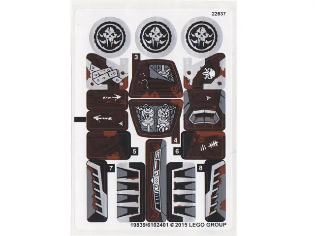 Sticker Sheet for Set 70228 - (19839/6102401)