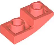 Coral Slope, Curved 2 x 1 x 2/3 Inverted