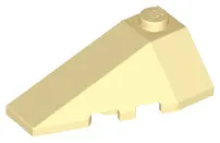 Tan Wedge 4 x 2 Triple Left