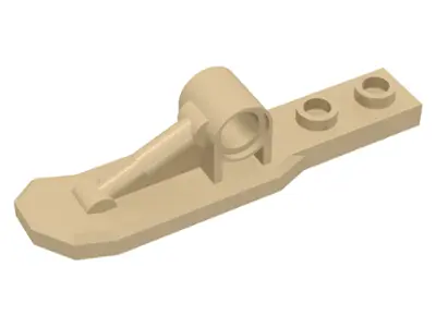Tan Helicopter Landing Ski 1 x 6 with Pin Hole {15625}