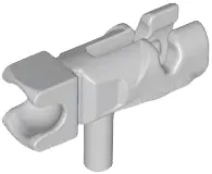 Light Bluish Gray Minifigure, Weapon Gun, Mini Blaster / Shooter / Fire Nozzle with Tow Ball Socket