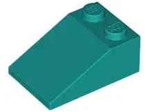 Dark Turquoise Slope 33 3 x 2