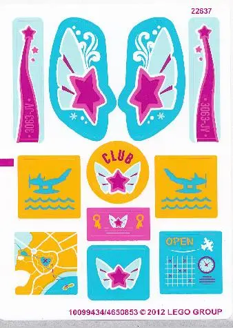 Sticker Sheet for Set 3063 - (10099434/4650853)