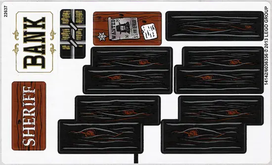 Sticker Sheet for Set 79109 - (14142/6036356)