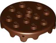 Reddish Brown Frosting for 4 x 4 Cake