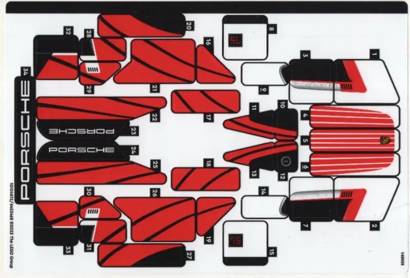 Sticker Sheet for Set 76916 - (10104812/6452468)
