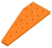 Orange Wedge, Plate 8 x 3 Pentagonal Right