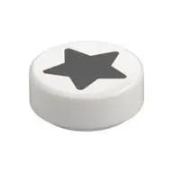 FLAT TILE 1X1, ROUND, NO. 226
