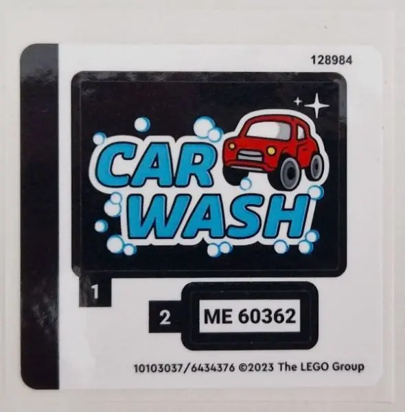 Sticker Sheet for Set 60362 - (10103037/6434376)
