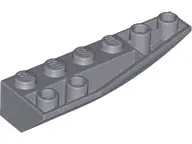 Dark Bluish Gray Wedge 6 x 2 Inverted Right