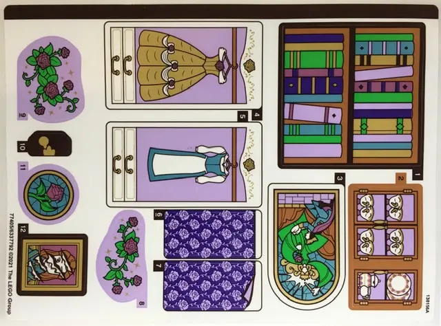Sticker Sheet for Set 43196 - (77405/6337792)