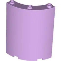 Lavender Cylinder Quarter 4 x 4 x 6