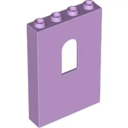 Lavender Panel 1 x 4 x 5 Wall with Window