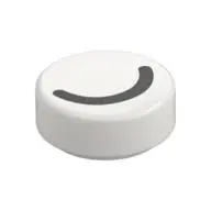 FLAT TILE 1X1, ROUND, NO. 227
