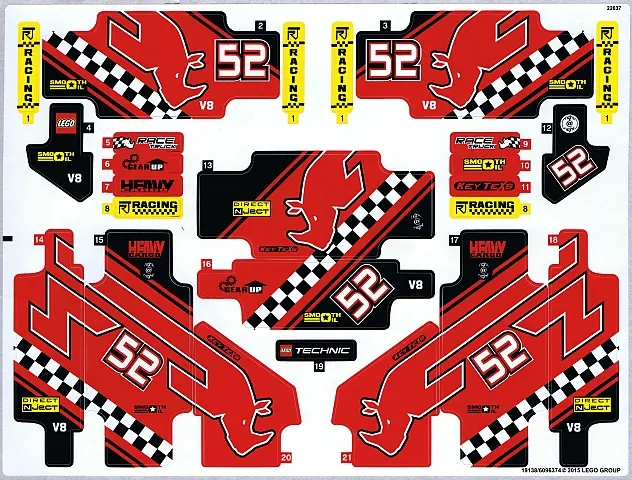 Sticker Sheet for Set 42041 - (19138/6096374)