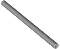 Light Bluish Gray Hose, Pneumatic 4mm D. V2 Precut  9L / 7.2cm