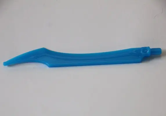 Trans-Dark Blue Hero Factory Weapon, Blade with Curved Tip