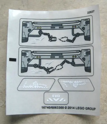 Sticker Sheet for Set 44022 -  (16740/6063300)