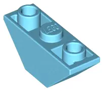 Medium Azure Slope, Inverted 45 3 x 1 Double