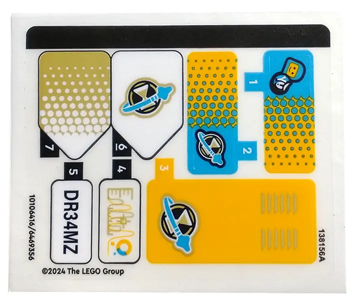 Sticker Sheet for Set 71475 - (10106416/6469356)