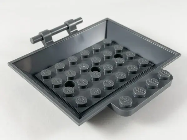 Dark Bluish Gray Minifigure, Utensil Arcade Game Cabinet Back