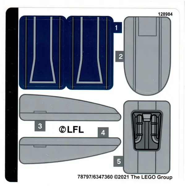Sticker Sheet for Set 75316 - (78797/6347360)