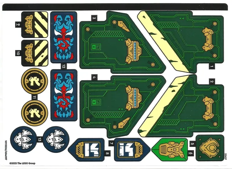 Sheet for Set 71845 - (10113526/6546197)