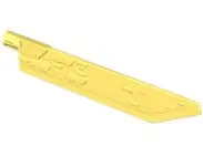 Light Yellow Propeller 1 Blade 14L with Axle Hole (Sword Blade)