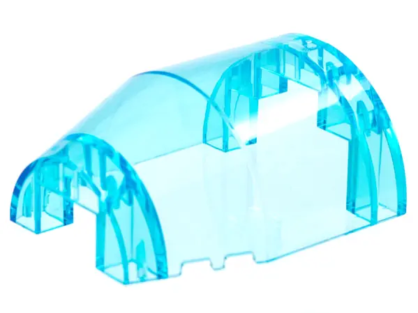 Trans-Light Blue Windscreen 7 x 6 x 2 2/3 Canopy