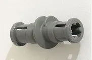 Dark Bluish Gray Technic, Gear Worm Screw with 2 Bushes